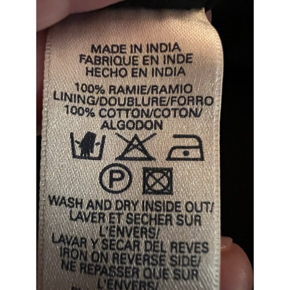 Vintage 90s French Connection colorful embroidered black a-line skater skirt 8 - Picture 5 of 9